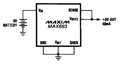 MAX666CPA diagram