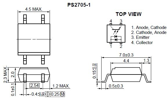 PS2705-1-F3 dimensions