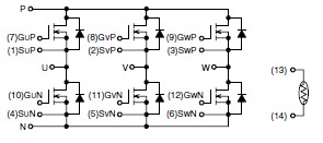 FM400TU-07A block diagram
