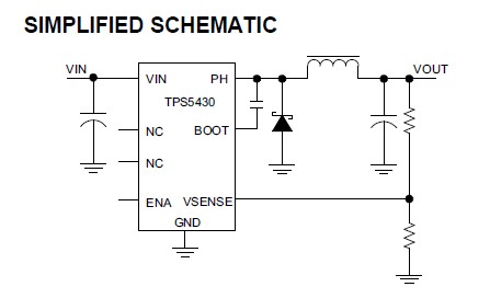 TPS5430DDAG4 schematic diagram