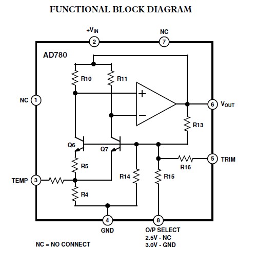AD780ARZ-REEL7 block diagram