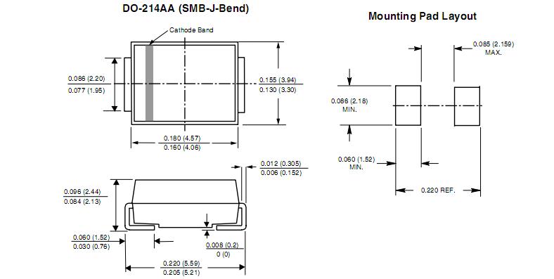 SMBJ22CA dimensions