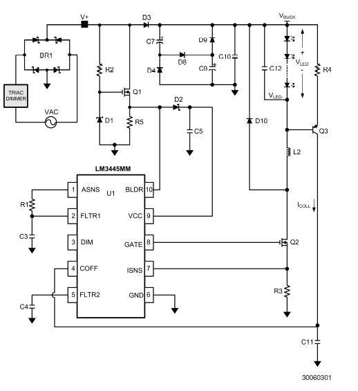 LM3445MM block diagram