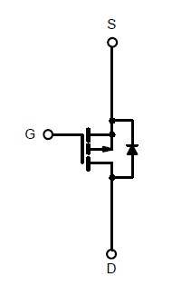 SUD50P04-15-E3 diagram