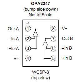 OPA2347UA/2K5G4 pin configuration