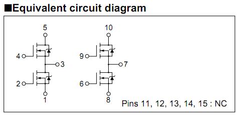 SLA5074 equivalent circuit diagram