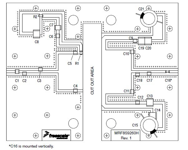 MRF8S9260HSR3 test circuit