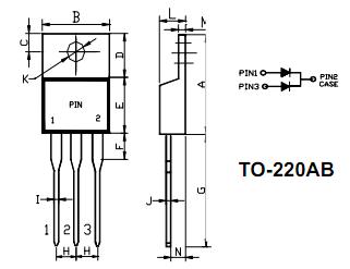 MBR10200CT dimensions