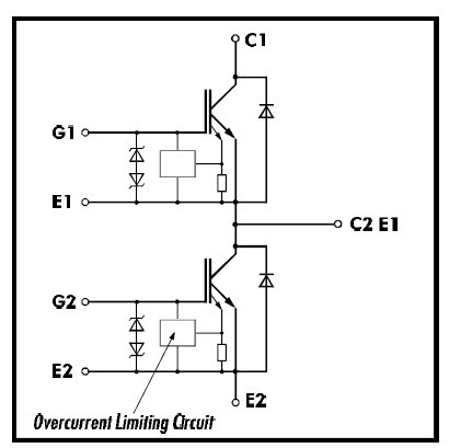 2MBI50N-060 Equivalent Circuit