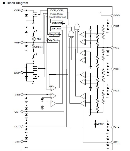 S-8254AANFT-TB-G block diagram