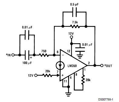 LM359M+ Typical Application
