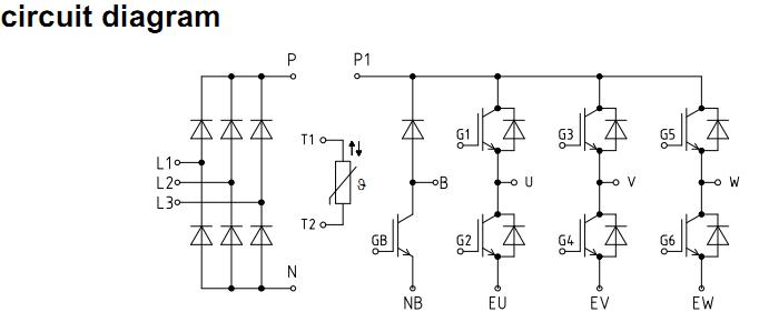 FP15R12YT3 circuit diagram