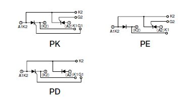 PK130FG160 Internal Configurations
