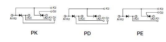 PK250HB160 Internal Configurations