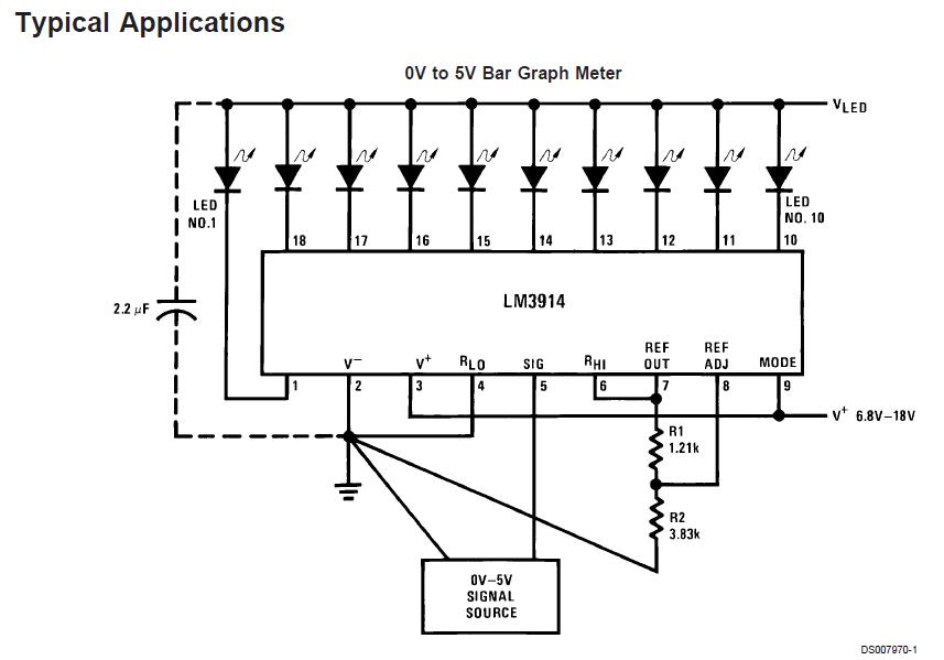 LM3914V circuit diagram