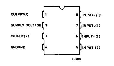 TDA2822M pin configuration