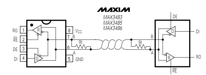 MAX3485ESA diagram