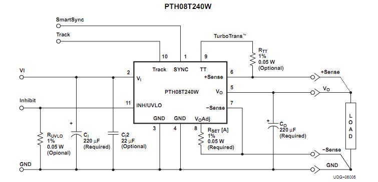 PTH08T240WAD diagram