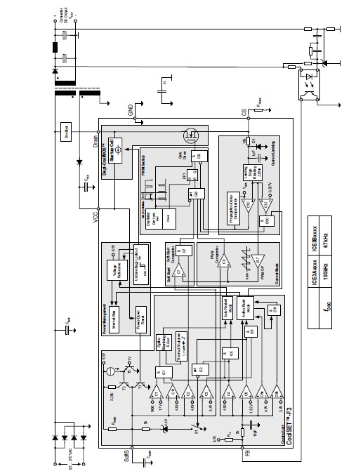 ICE3A1565 block diagram