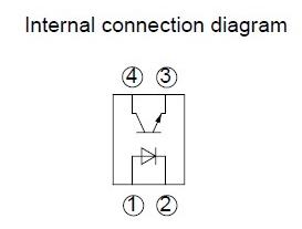 PC817 internal connection diagram