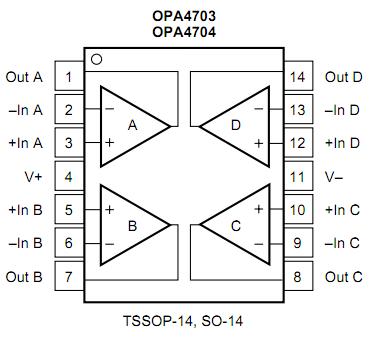 OPA703UA block diagram