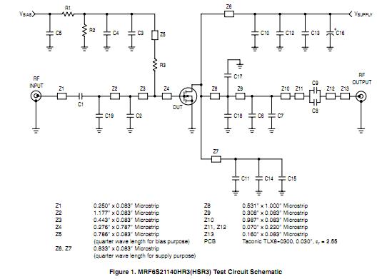 MRF6S21140HSR3 test circuit
