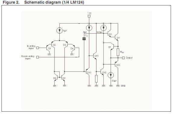 LM324PT schematic diagram
