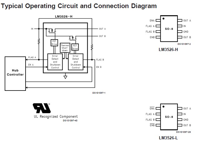 LM3526MX-H+ operating circuit