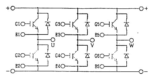 6MBI50J-060 circuit