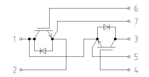 FF150R12KE3G circuit diagram
