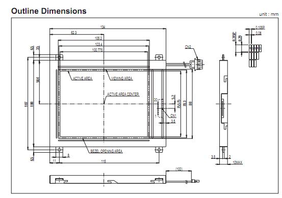 LM5Q32 outline dimensions