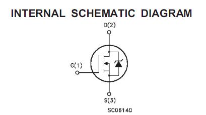 STW9NB90 internal schematic diagram