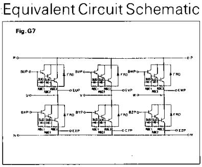 6DI100M-050 equivalent circuit schematic