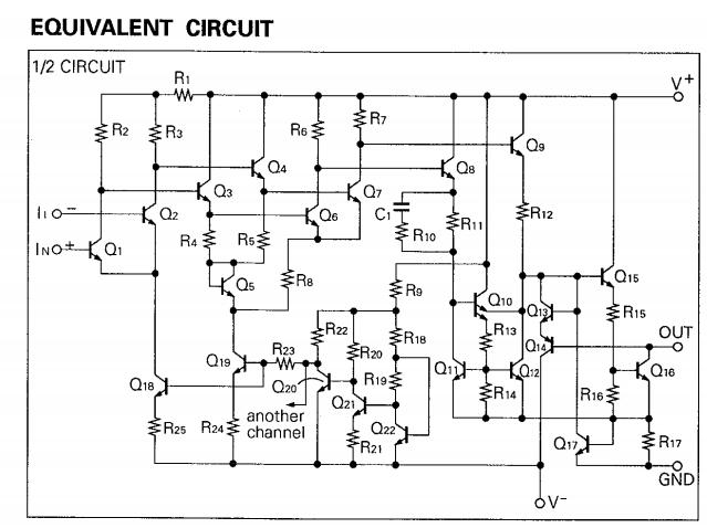UPC319G2-E1 equivalent circuit
