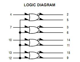 MC10101P logic diagram