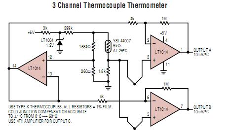 LT1014DN circuit diagram