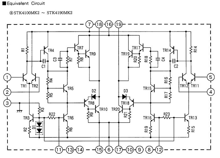STK4130MK2 equivalent circuit