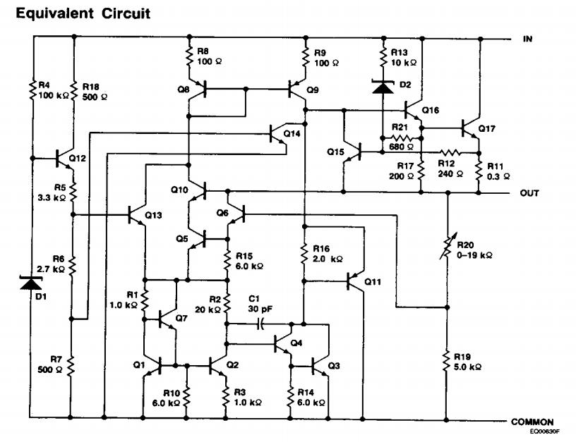 UA7824KC equivalent circuit