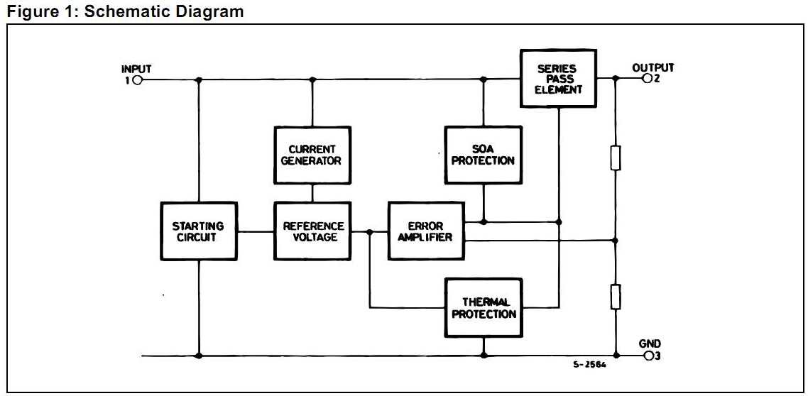 L7805CV schematic diagram