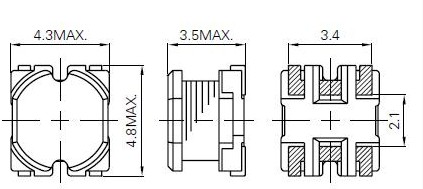 CR43NP-3R3MC dimensions