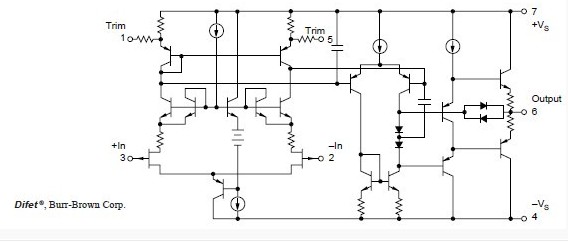 OPA627SM circuit diagram