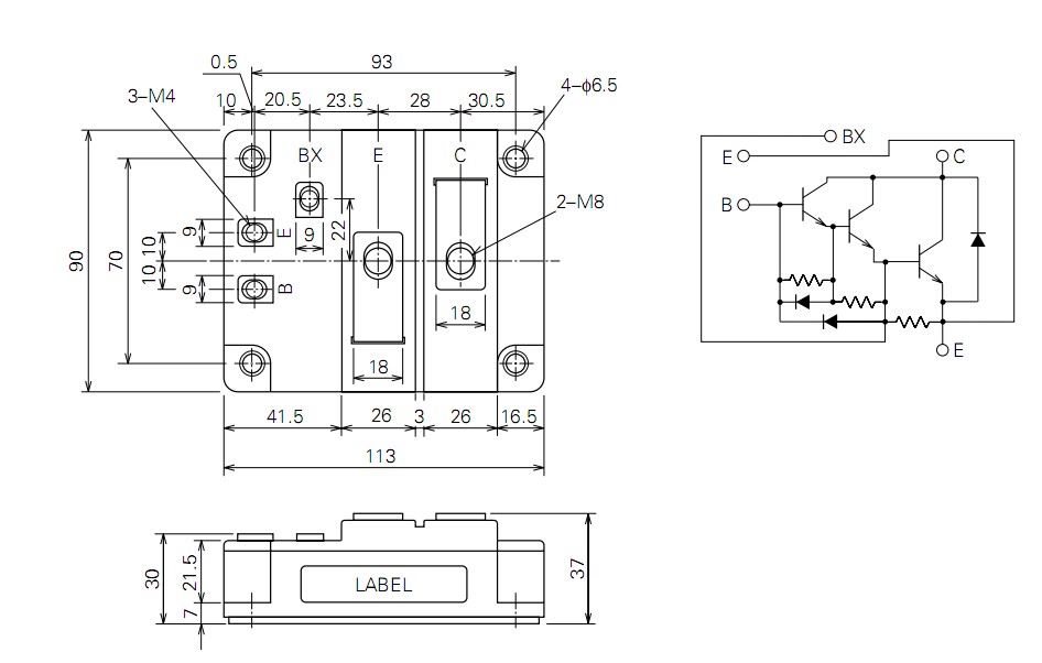 QM400HA-12H circuit diagram
