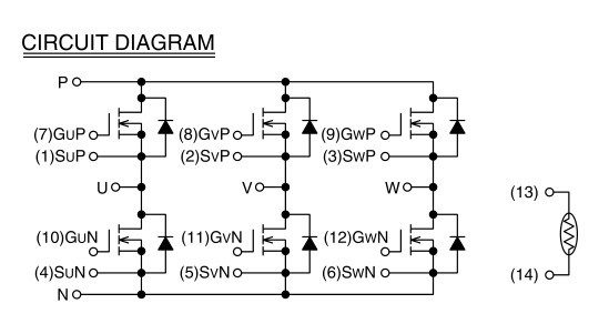 FM400TU-3A circuit diagram