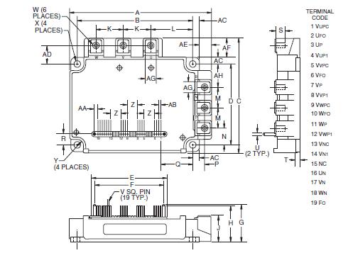 PM150CLA120 circuit diagram