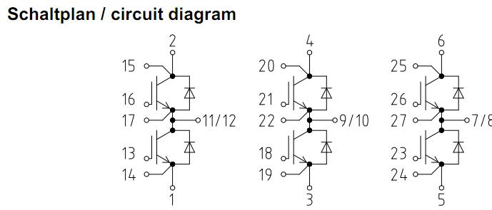 FS225R17KE3/AGDR-71C circuit diagram