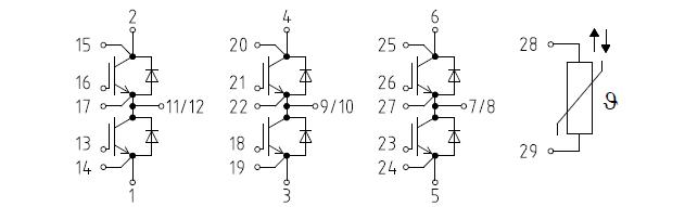  FS450R12KE3/AGDR-71C circuit diagram