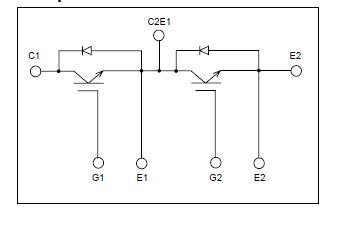 2MBI300S-120 equivalent diagram