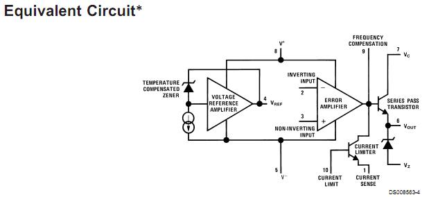 LM723AH.equivalent circuit
