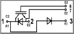 SKM195GAL123D circuit diagram