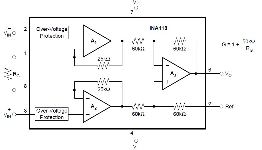 INA118G4G4 diagram